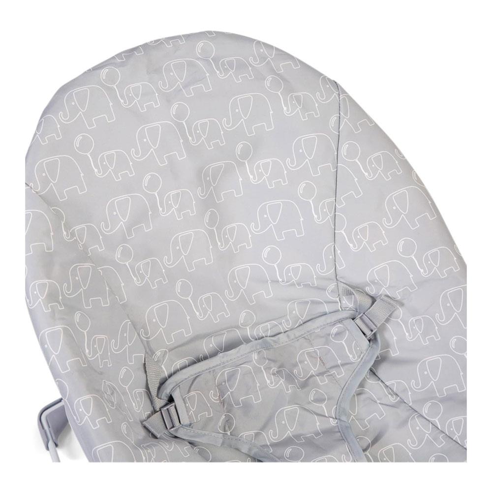 Red Kite Bambino Bouncer Bounce Chair Elephant Pattern - Grey