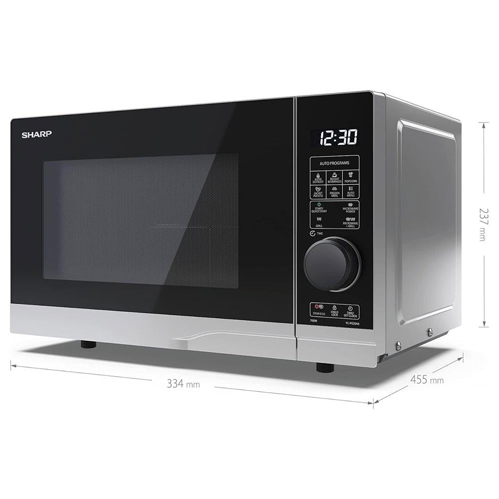 Sharp Combination Digital Microwave Oven 700W 20 Litres With 900W Grill - Silver