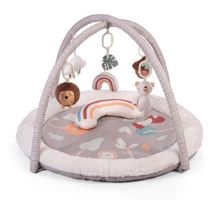 Red Kite Play Gym Padded Play Gym With Hanging Toys & Tummy Time Mirror - Woodland Walks