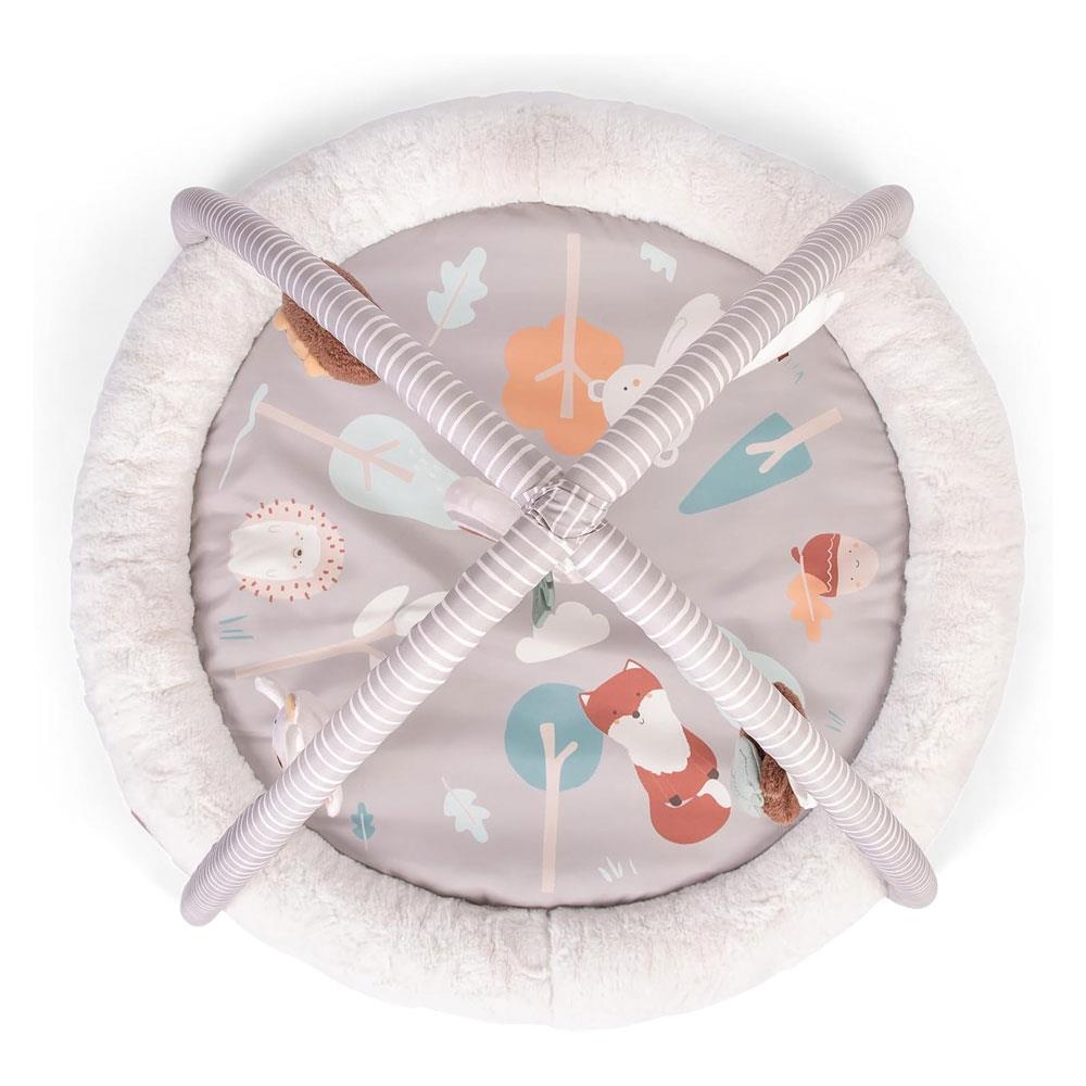 Red Kite Play Gym Padded Play Gym With Hanging Toys & Tummy Time Mirror - Woodland Walks