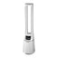 Daewoo 2-In-1 Bladeless Tower Fan With Air Purifier HEPA Filter Quiet Oscillation AI Smart Mode Remote Control 33W - White