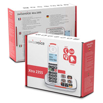 Swissvoice 2355 Single Cordless Big Button Phone - White