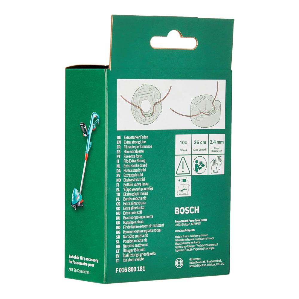 Bosch Extra Strong Thread 26cm 10 Pack For 26 Combitrim - Multicolour
