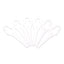Bosch Safety Plastic Blades 23cm Pack of 24 - White