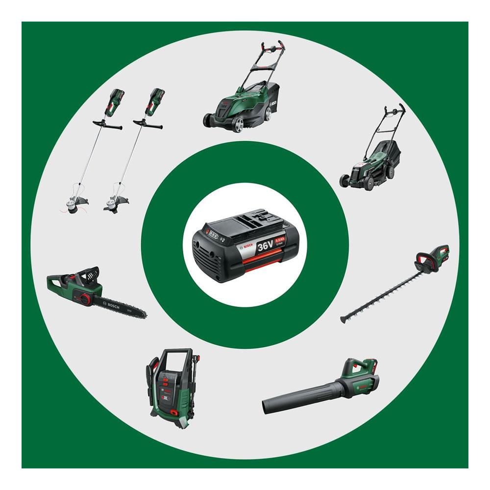 Bosch Advanced Rotak 36V-44-750 Cordless Lawnmower Body Only - Green Secondary image