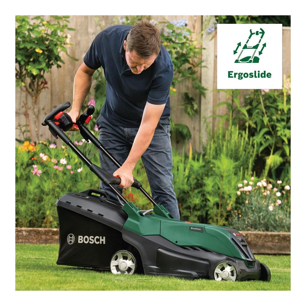 Bosch Advanced Rotak 36V-44-750 Cordless Lawnmower Body Only - Green