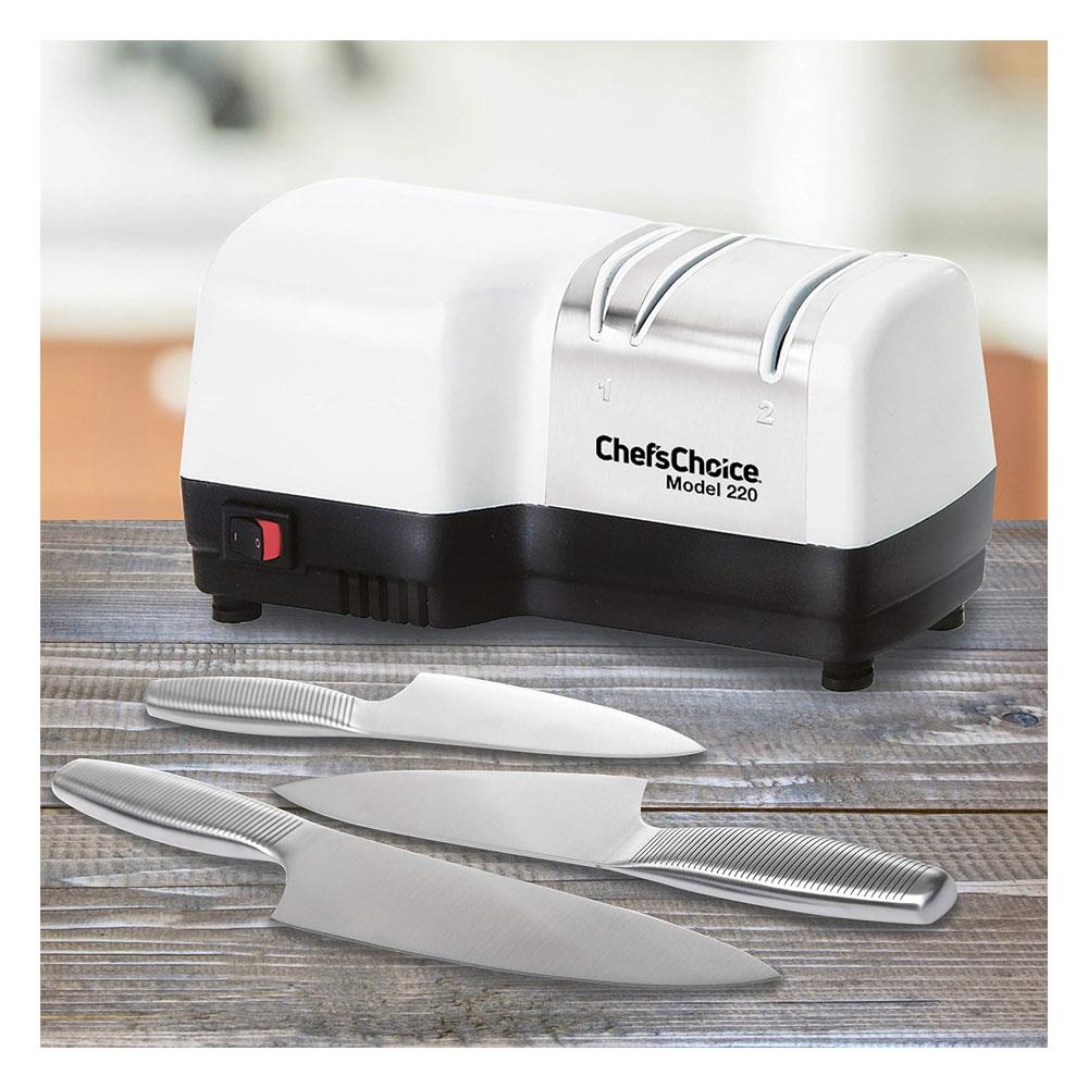 Chef's Choice 220 Diamond Hone Hybrid Knife Sharpener - White