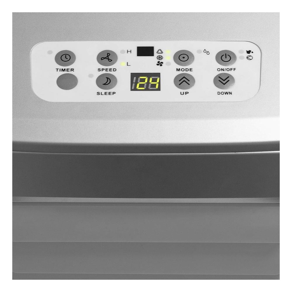 Black & Decker Portable 7000 BTU 3-In-1 Air Conditioner Dehumidifier & Cooling Fan 2 Speed Settings Remote Control - White