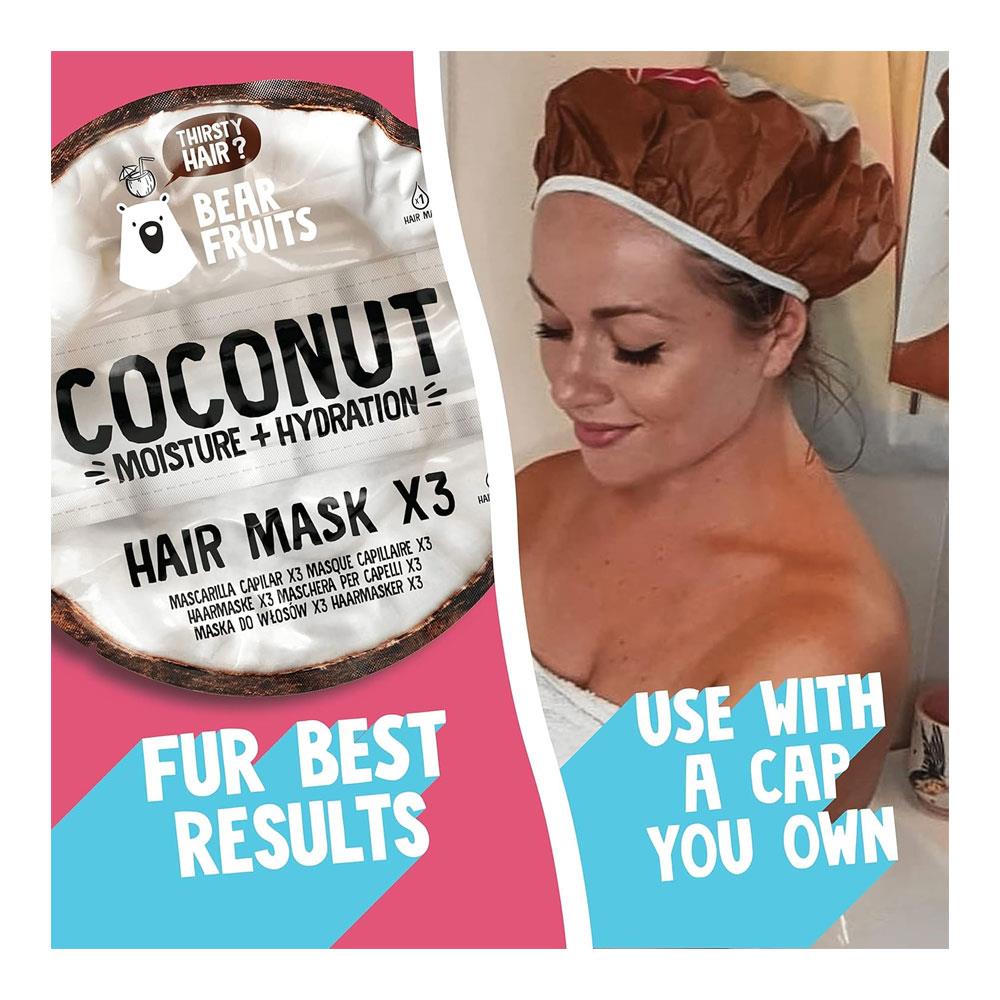 Bear Fruits Coconut Moisture + Hydration Hair Mask Refill 59g