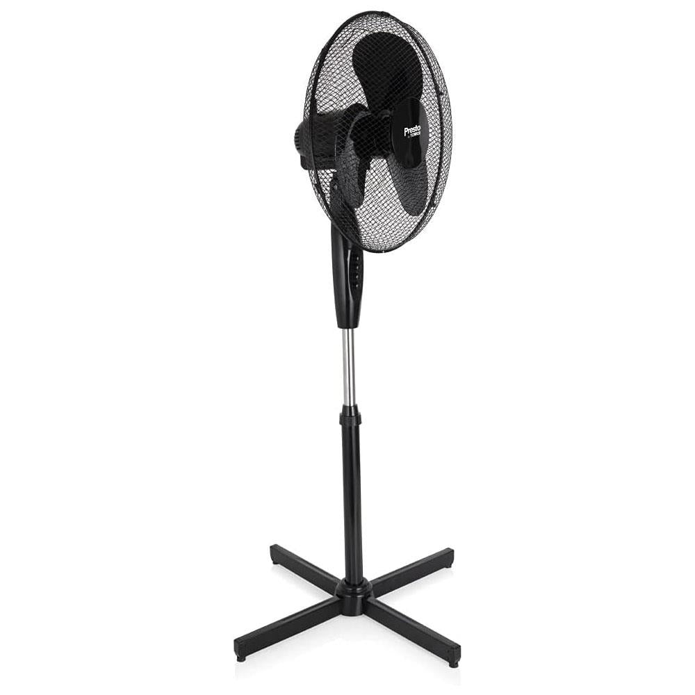 Tower Presto 16 Inch Pedestal Fan 3 Speed Settings 40W - Black