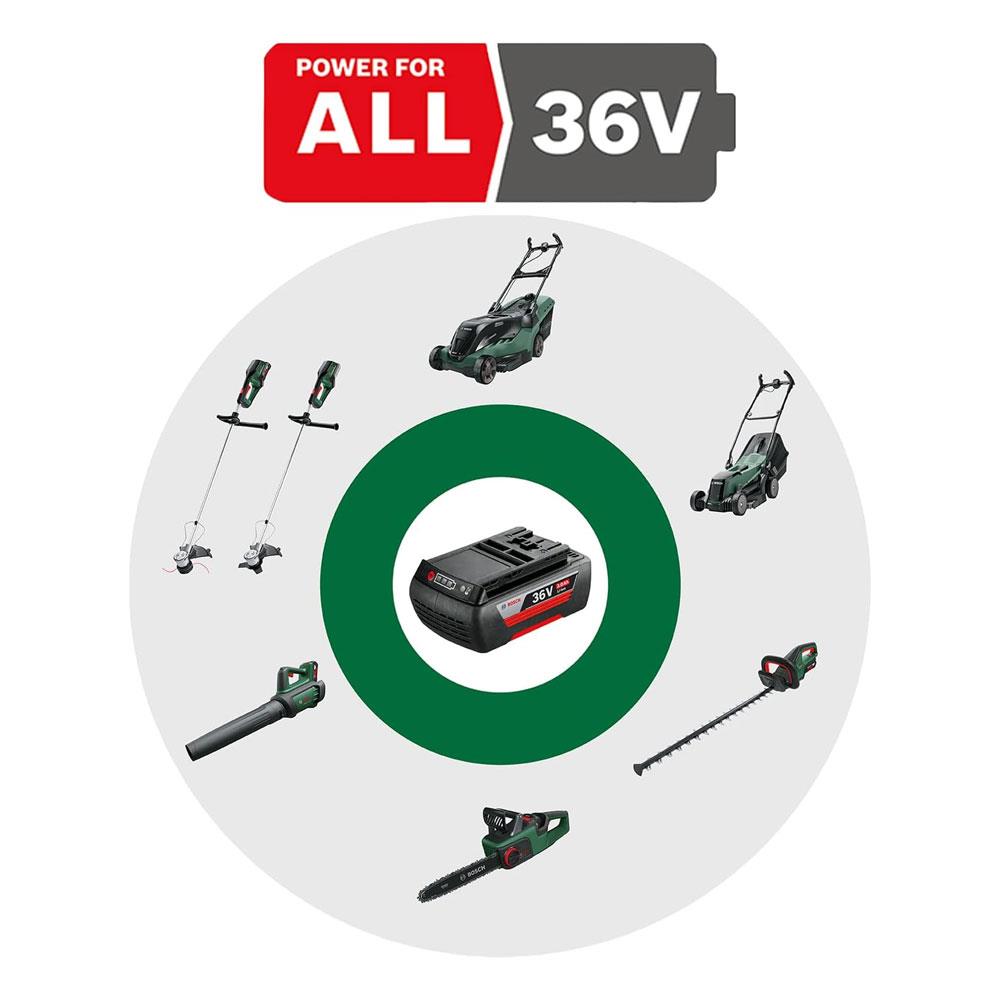 Bosch AdvancedGrassCut 36 Cordless Grass Trimmer Body Only - Classic Green Secondary image