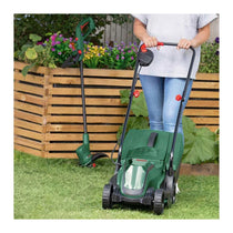 Bosch EasyMower 18V-32-200 + EasyGrasscut 18V-26 Cordless Lawn Mowers & Grass Trimmer - Green
