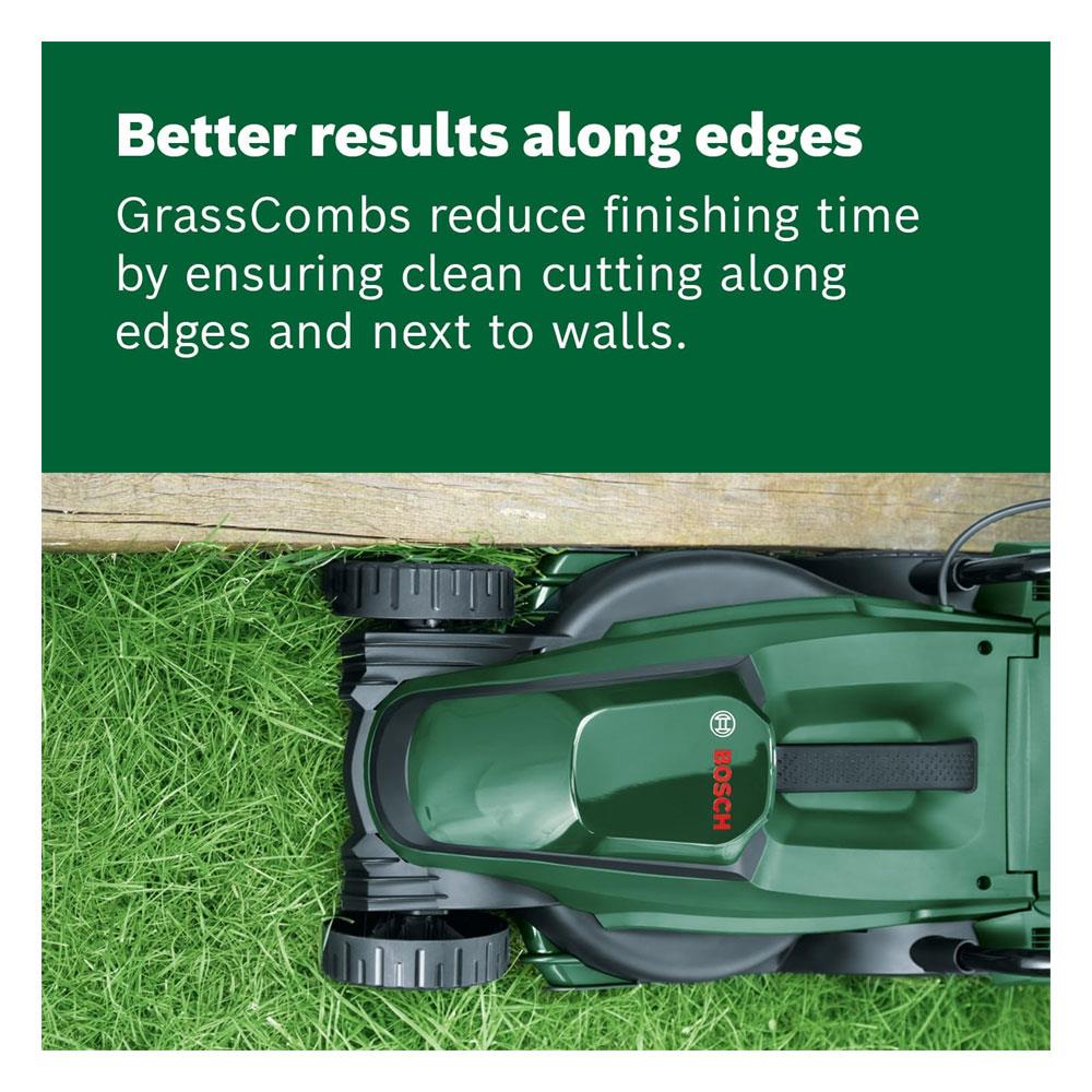 Bosch EasyMower 18V-32-200 Cordless Lawnmower 1 x 4.0 Ah Battery 4 Ah Charger - Green