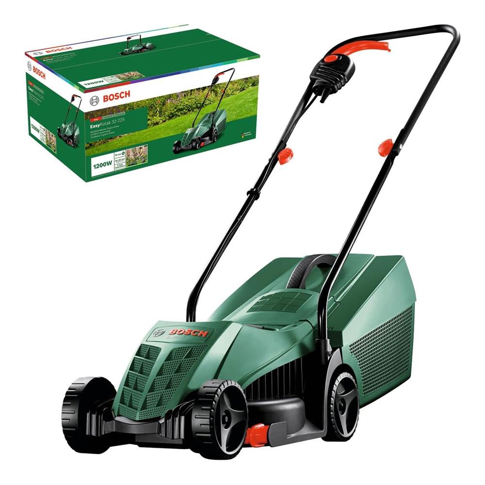 Bosch EasyRotak 32-225 Corded Lawnmower 1200W 31 Litre Grass Box - Green