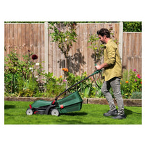 Bosch Universal Rotak 34-410 Corded Lawnmower 1300W 40 Litre Grass Box - Green