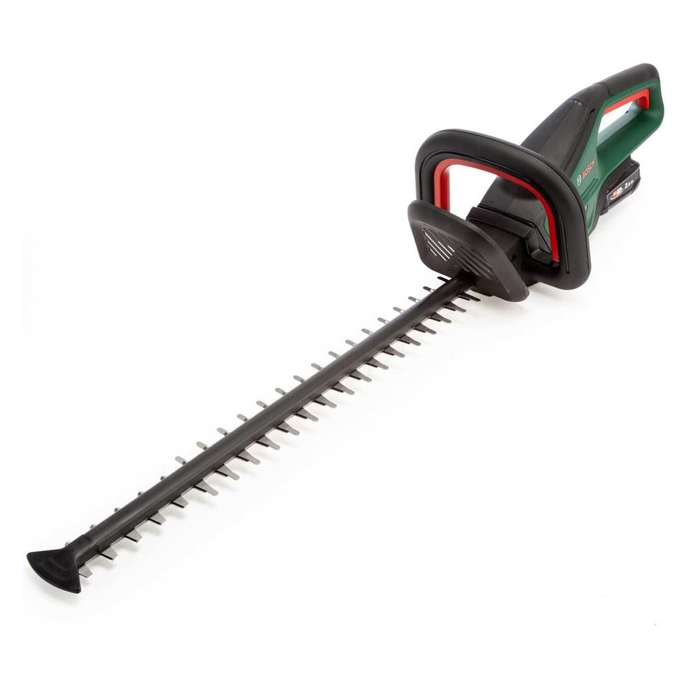 Bosch UniversalHedgeCut 18V-55 Cordless Hedgecutter 2.5Ah Battery & AL 1830 CV Charger - Classic Green