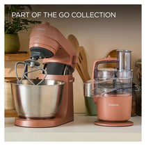 Kenwood Go Stand Mixer 6 Speed 3 Adjustable Tools 800W 4 Litres Bowl - Clay Red
