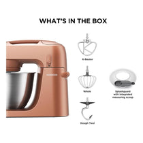 Kenwood Go Stand Mixer 6 Speed 3 Adjustable Tools 800W 4 Litres Bowl - Clay Red