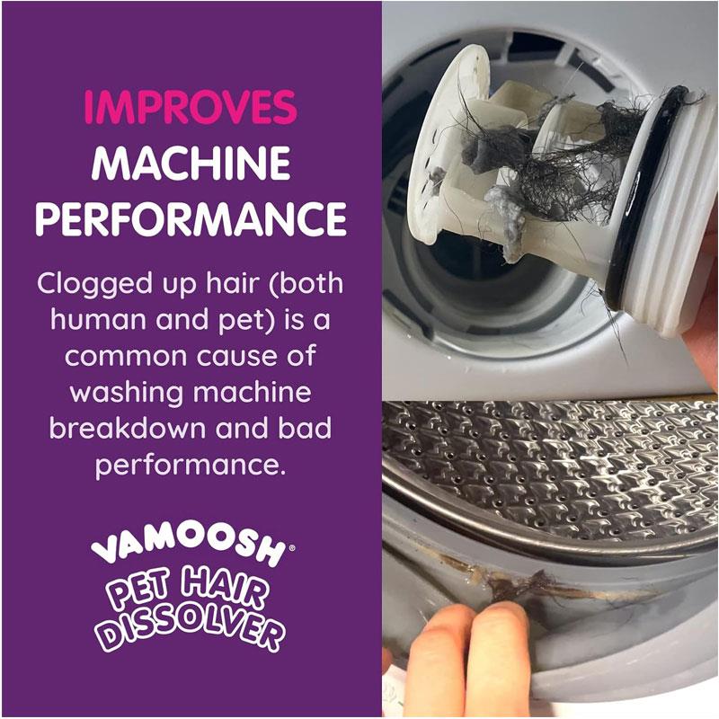 Vamoosh Pet Hair Dissolver Sachet 1 x 100g Removes Pet Hair From Bedding & Washing Machines