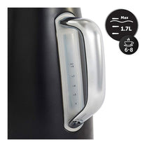 Breville Lustra Electric Kettle Stainless Steel 3000W 1.7 Litres - Matt Black