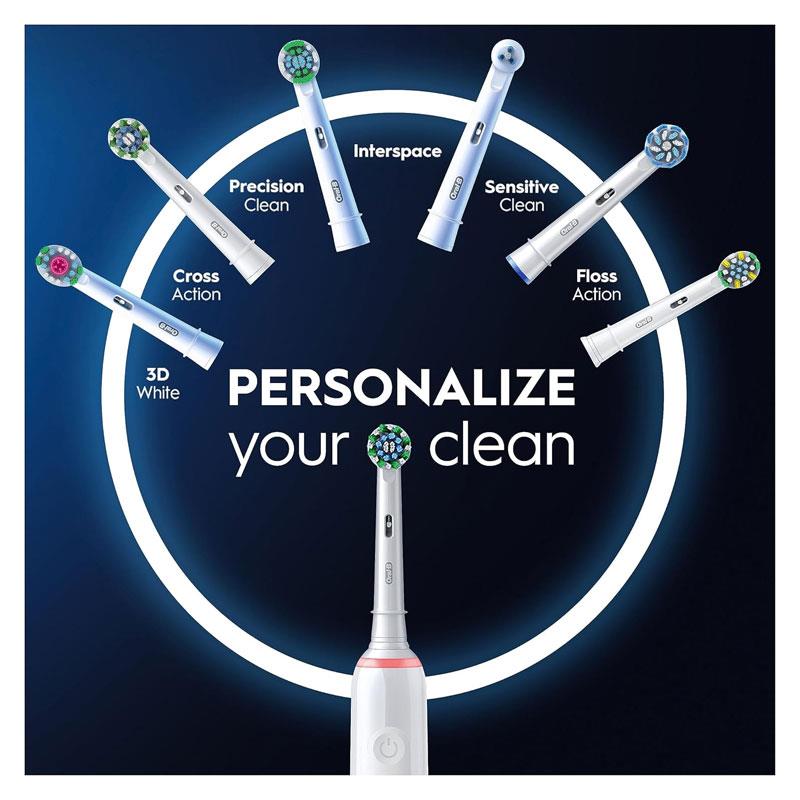Oral-B Pro Series 3 Electric Toothbrush Design Edition 3 Modes Travel Case - Pink