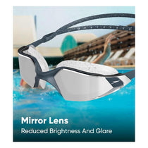 Speedo Aquapulse Pro Mirror Goggles - Grey/Silver