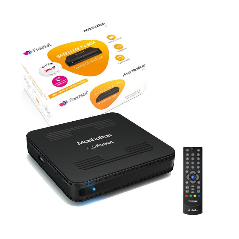 Manhattan SX Freesat HD Set Top Box - Black Main image