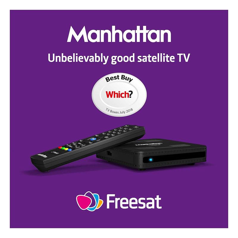 Manhattan SX Freesat HD Set Top Box - Black