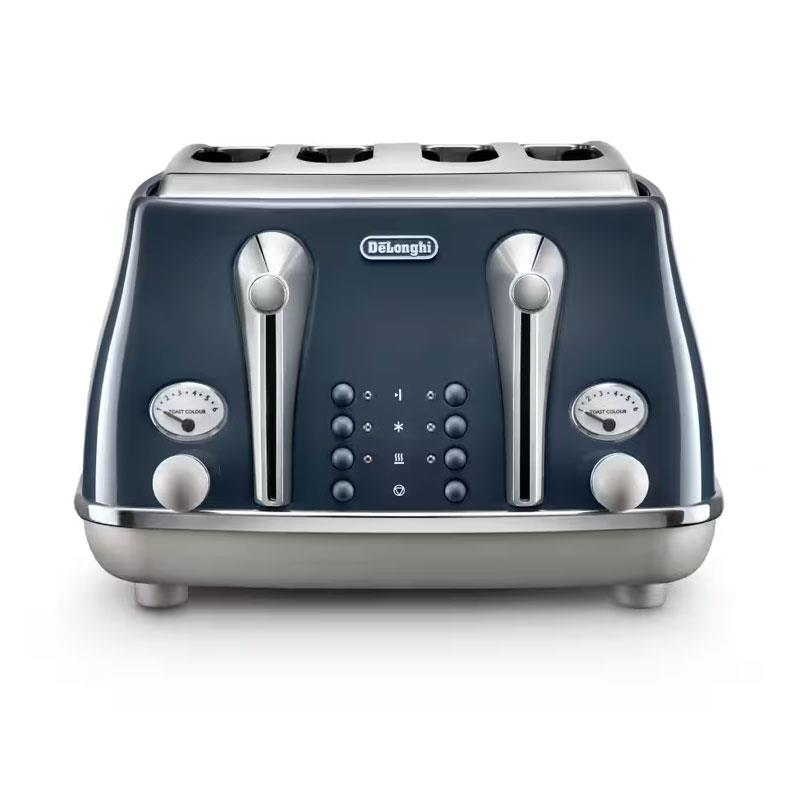 Delonghi Icona Capitals London 4 Slice Toaster 1800W - Blue Main image