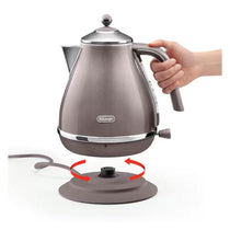 Delonghi Icona Metallics Electric Jug Kettle Stainless Steel 3000W 1.7 Litres - Pink