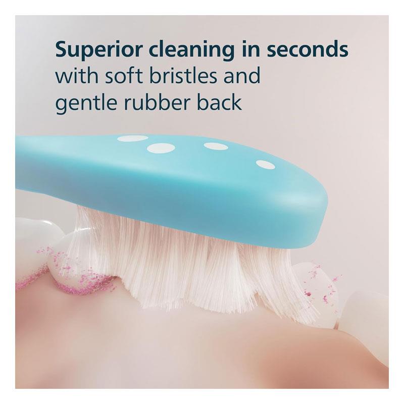 Philips Sonicare For Kids Tall Sonic Toothbrush Heads 4 Pack - Aqua