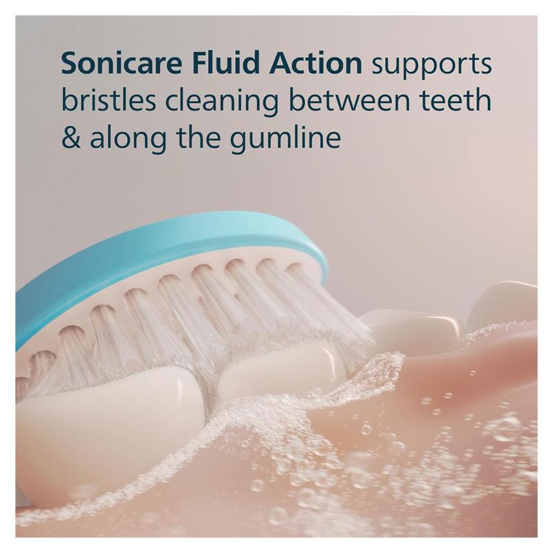 Philips Sonicare For Kids Tall Sonic Toothbrush Heads 4 Pack - Aqua