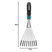 Gardena Comfort Hand Rake Corrosion-Resistant Ergonomic Handle - Blue