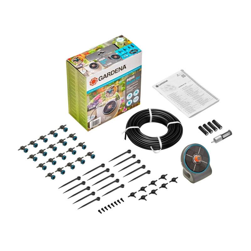 Gardena AquaBloom Solar Automatic Watering Solution - Grey/Black