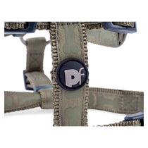 Petface Tonal Bones Dog Harness Large Country Green