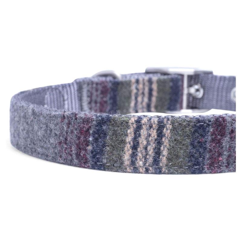 Petface Tweed Dog Collar X-Small Grey