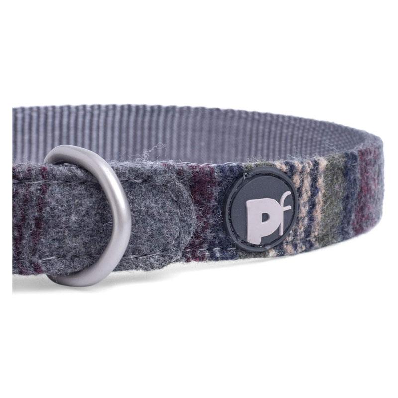 Petface Tweed Dog Collar X-Small Grey