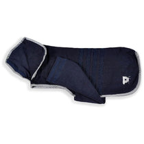 Petface Outdoor Paws Microfibre Dog Drying Robe X-Small 30cm Blue