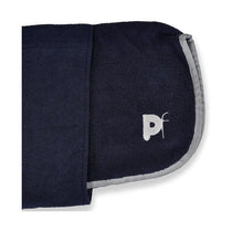 Petface Outdoor Paws Microfibre Dog Drying Robe Medium 50cm Blue