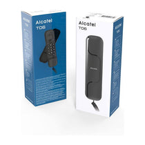 Alcatel T06 Ultra Compact Corded Trimline Phone - Black