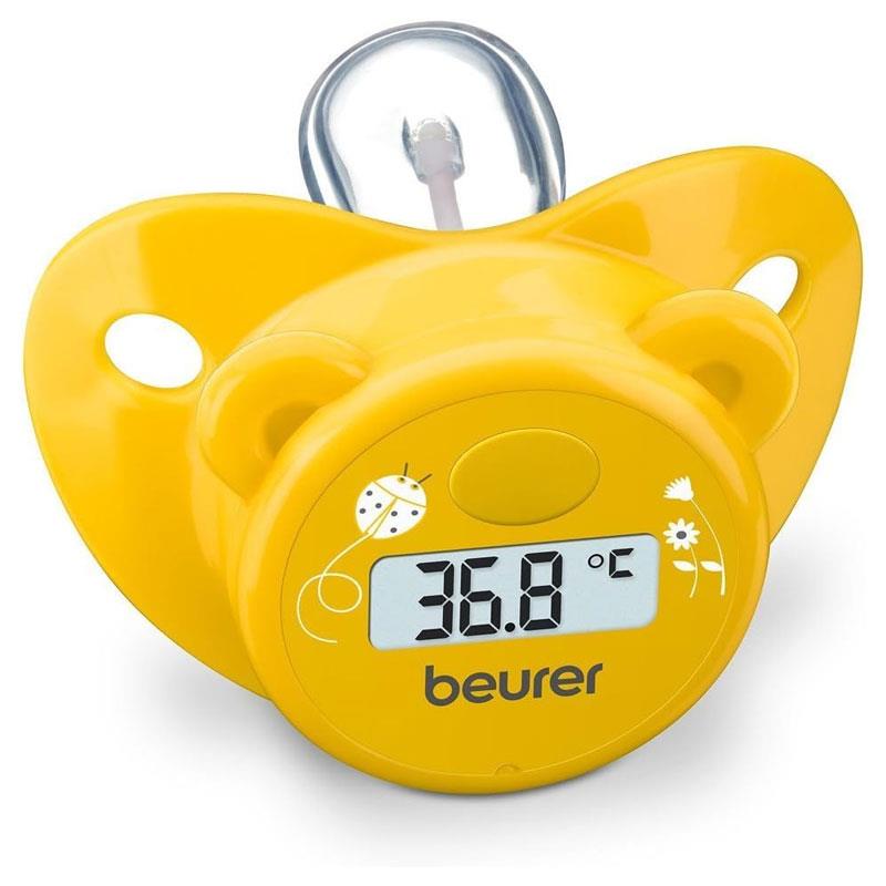 Beurer BY 20 Pacifier/Dummy Baby Thermometer - Yellow
