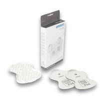 Omron Long Life Replacement Pads HV-LLPAD-E Pain Reliever Reusable TENS Machine Pads - White
