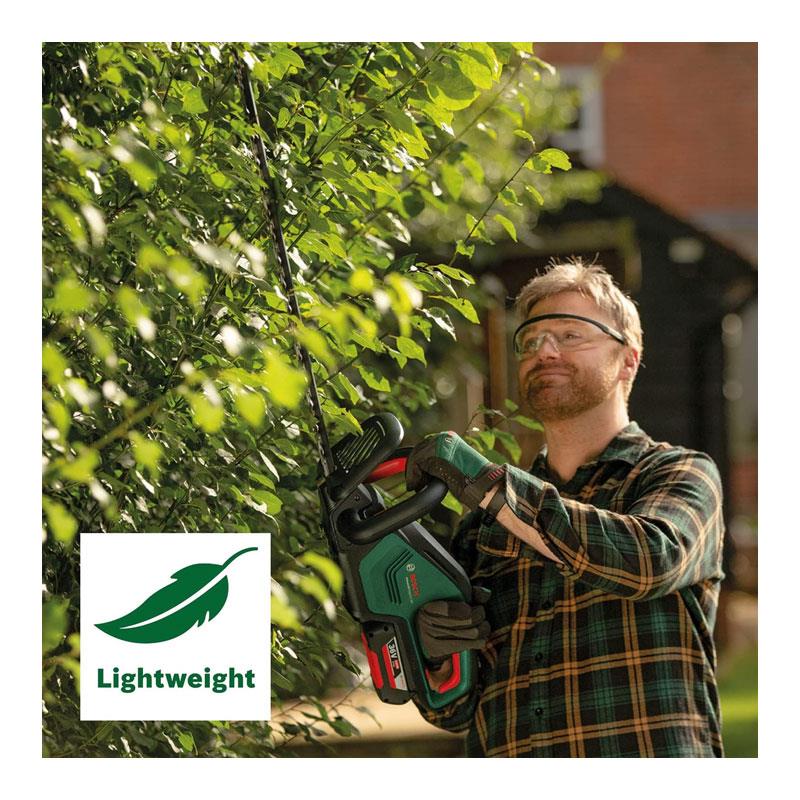 Bosch AdvancedHedgeCut 36V-65-28 Cordless Hedgecutter 2.0 Ah Battery & AL 36V-20 Charger - Classic Green