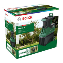 Bosch AXT 25 D Corded Brushless Quiet Shredder 240V - Classic Green