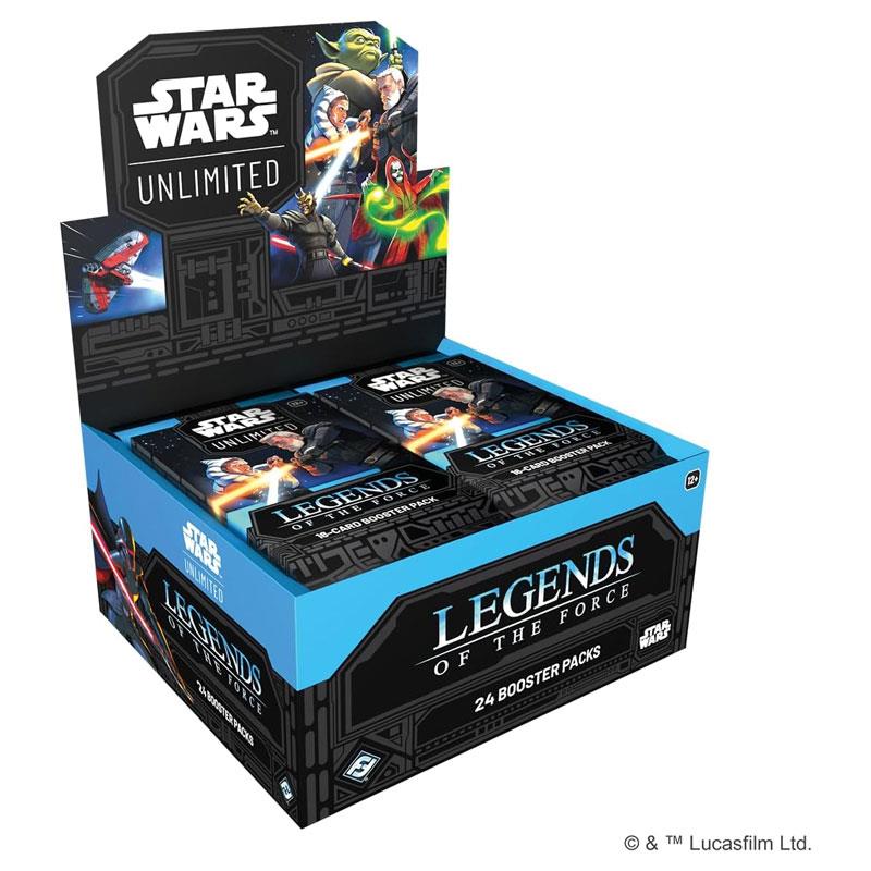 Fantasy Flight Games Star Wars Unlimited Trading Card Game Jedi Sith Iconic Characters 24 Booster Packs Main image