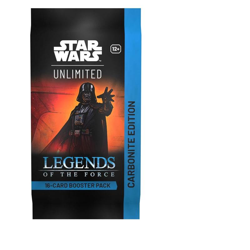 Fantasy Flight Games Star Wars Unlimited Trading Card Game Legends of The Force Carbonite Edition 12 Premium Booster Packs