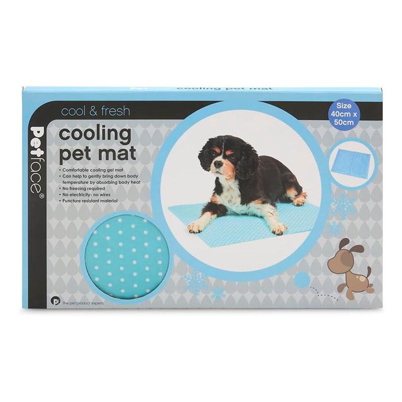 Petface Cool And Fresh Cooling Dog Mat 40 x 50cm Blue