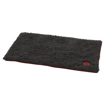 Petface Outdoor Paws Memory Foam Microfibre Crate Mat Large Black