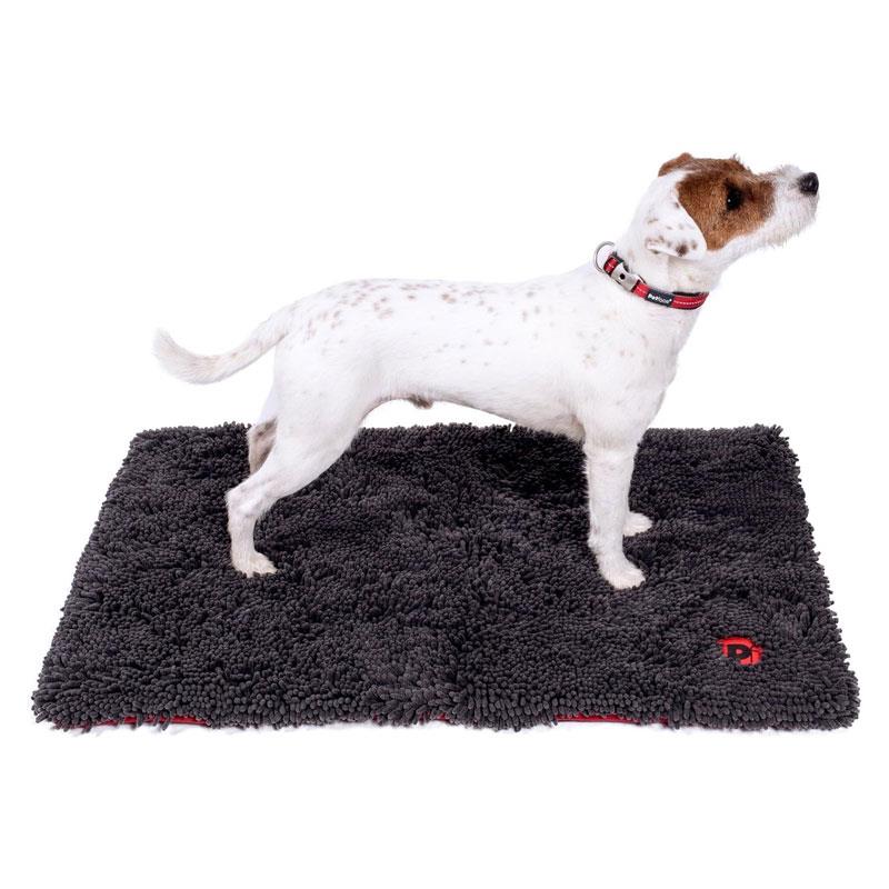 Petface Outdoor Paws Memory Foam Microfibre Crate Mat Large Black