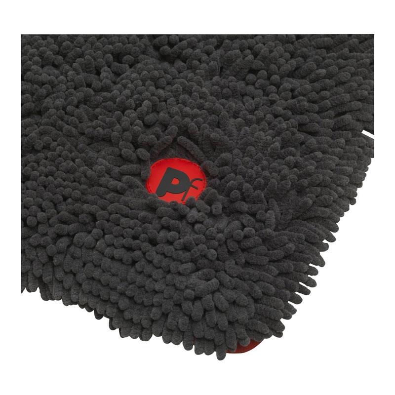 Petface Outdoor Paws Memory Foam Microfibre Crate Mat Large Black